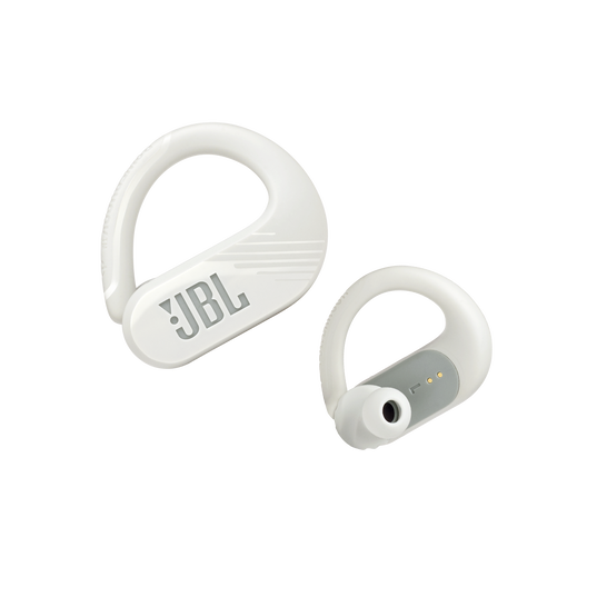 JBL Endurance Peak II - White - Waterproof true wireless sport earbuds - Detailshot 7